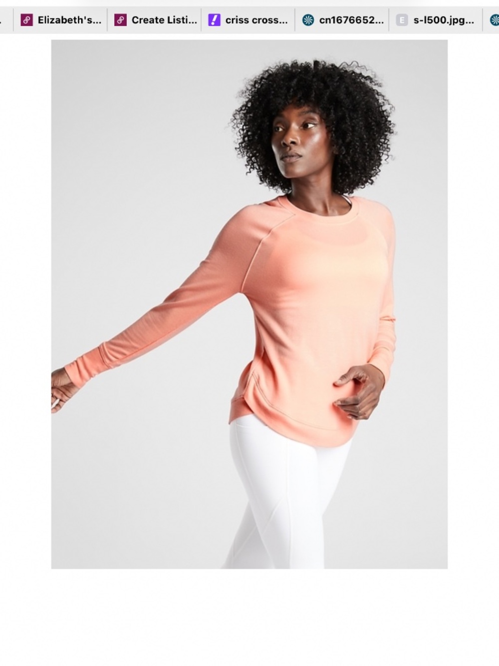 Athleta Mindset Sweatshirt- Medium